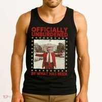 Officially Unburdened By What Has Been Trump Victory Xmas Tank Top thumb 3