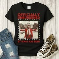 Officially Unburdened By What Has Been Trump Victory Xmas Women's T-Shirt thumb 3