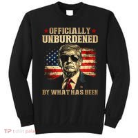 Officially Unburdened By What Has Been Trump Victory Sweatshirt thumb 0