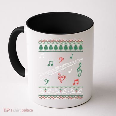 Oboe Ugly Christmas Sweater Coffee Mug