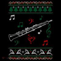Oboe Ugly Christmas Sweater Coffee Mug thumb 5