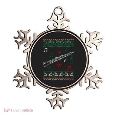 Oboe Ugly Christmas Sweater Ornament