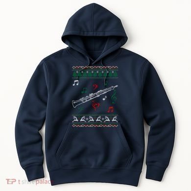 Oboe Ugly Christmas Sweater Hoodie
