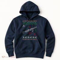 Oboe Ugly Christmas Sweater Hoodie thumb 0