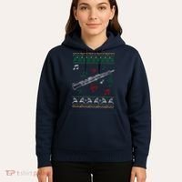 Oboe Ugly Christmas Sweater Hoodie thumb 5
