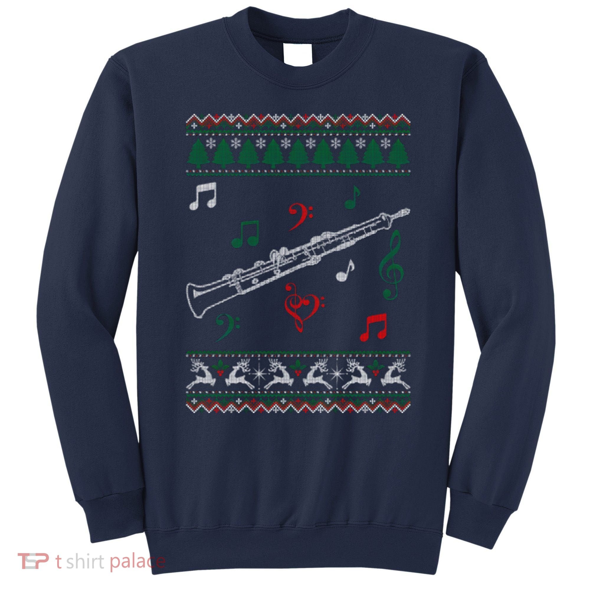 Oboe Ugly Christmas Sweater Sweatshirt