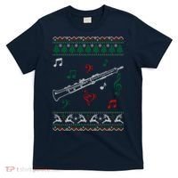 Oboe Ugly Christmas Sweater T-Shirt thumb 0