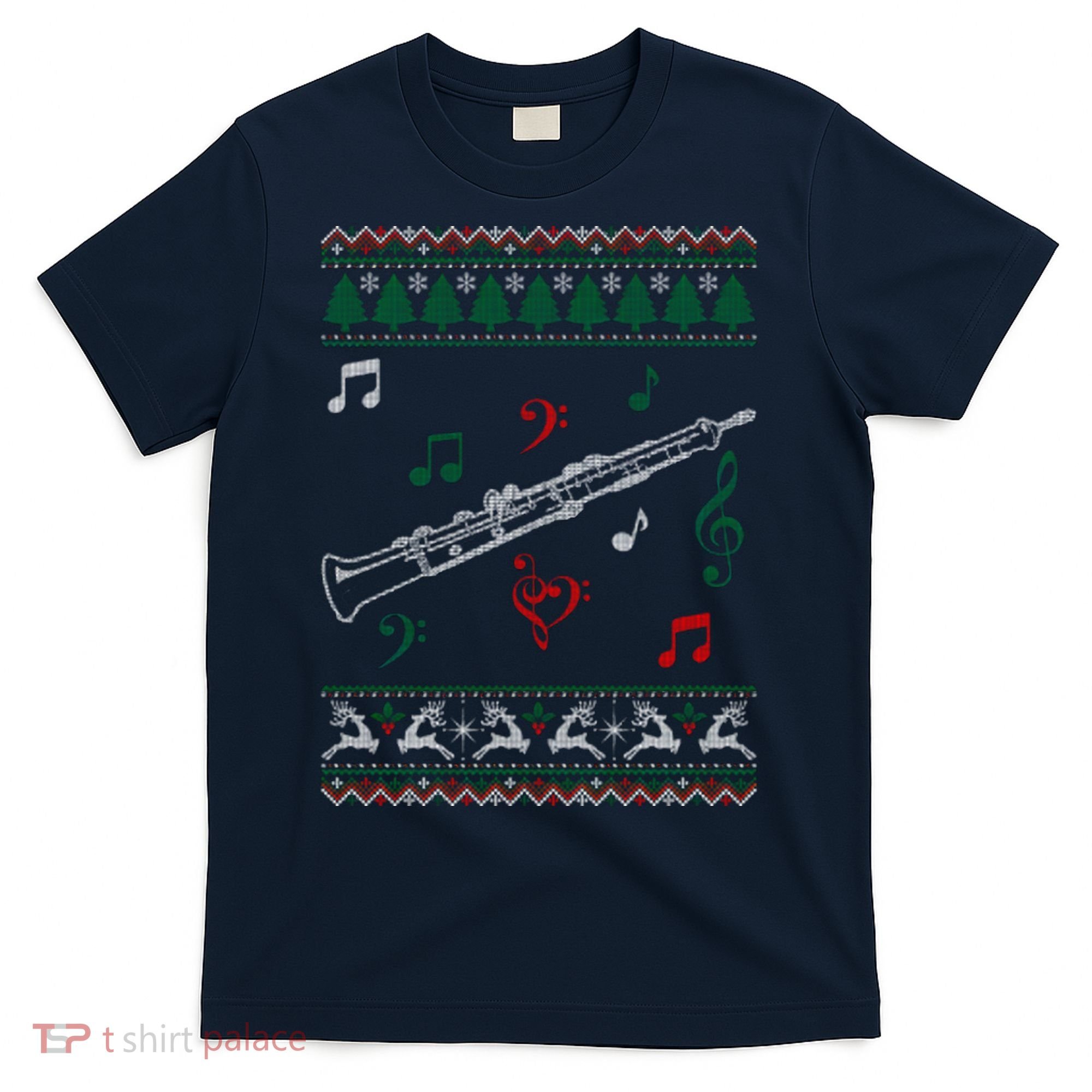 Oboe Ugly Christmas Sweater T-Shirt