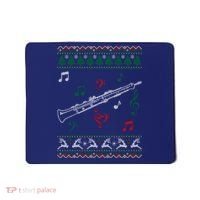 Oboe Ugly Christmas Sweater Mousepad thumb 0