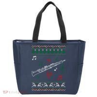 Oboe Ugly Christmas Sweater Tote Bag thumb 0