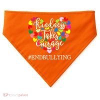 Orange Unity Day Anti Bullying Spreed Kindness USA-Made Doggie Bandana thumb 0