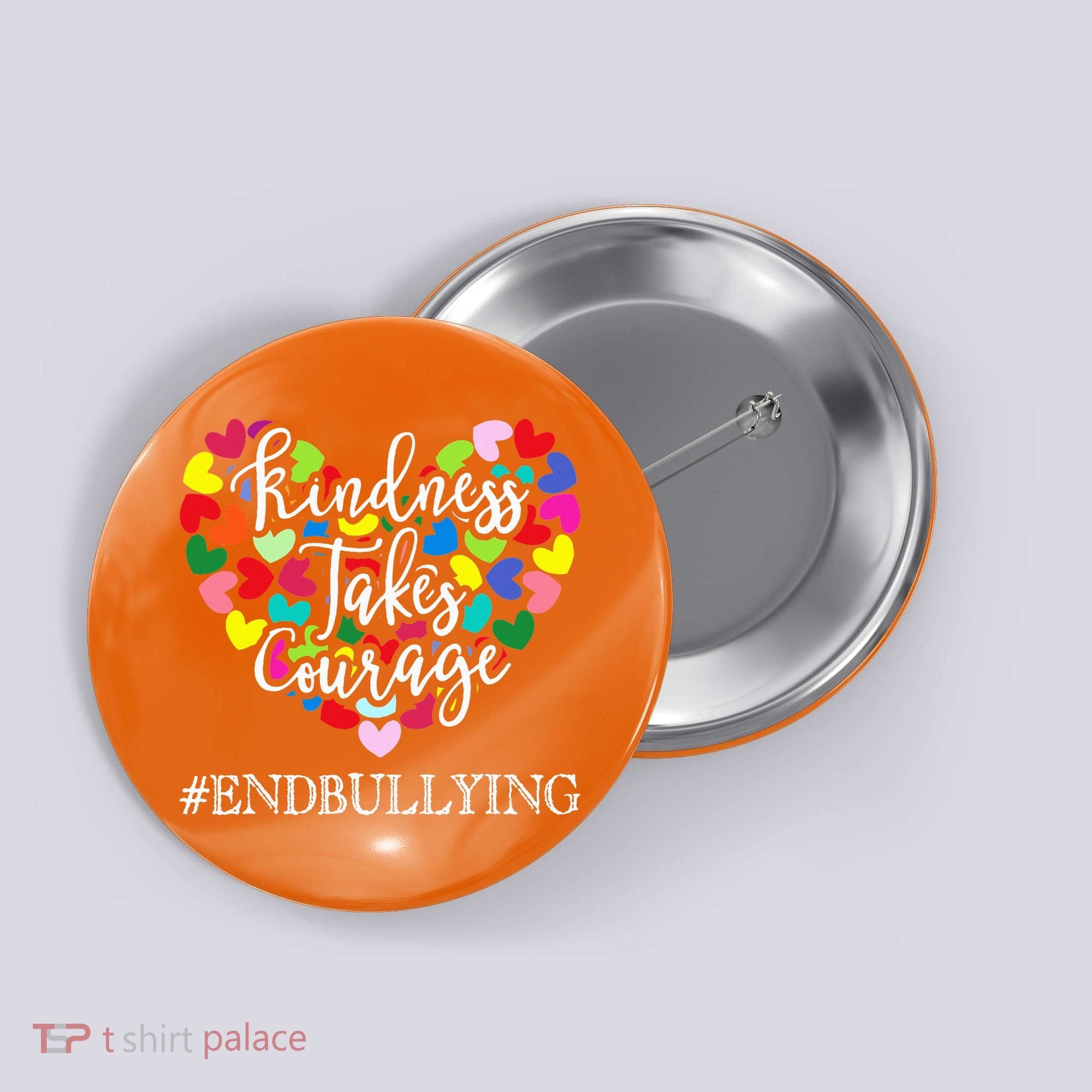 Orange Unity Day Anti Bullying Spreed Kindness Button