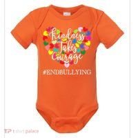 Orange Unity Day Anti Bullying Spreed Kindness Baby Bodysuit thumb 0