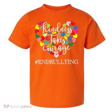Orange Unity Day Anti Bullying Spreed Kindness Toddler T-Shirt