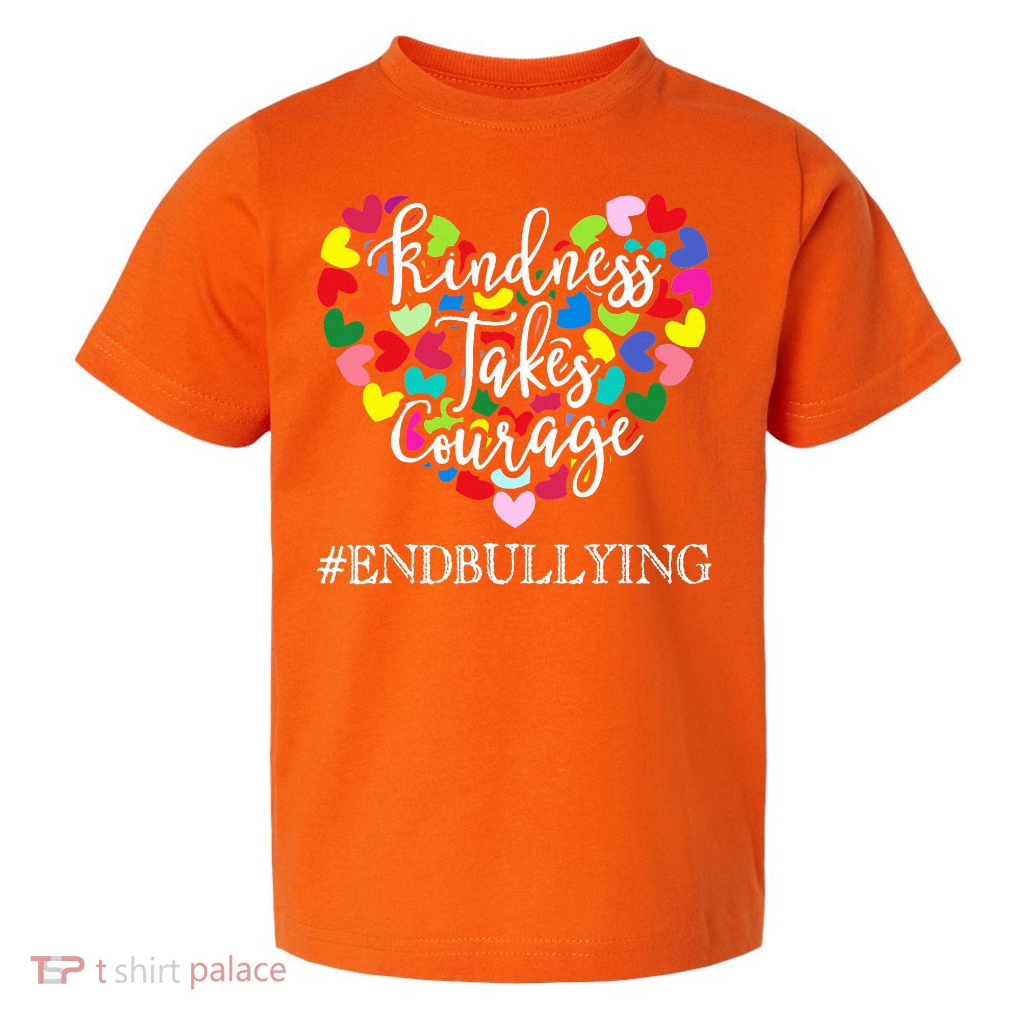 Orange Unity Day Anti Bullying Spreed Kindness Toddler T-Shirt