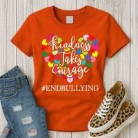 Orange Unity Day Anti Bullying Spreed Kindness Women's T-Shirt thumb 3