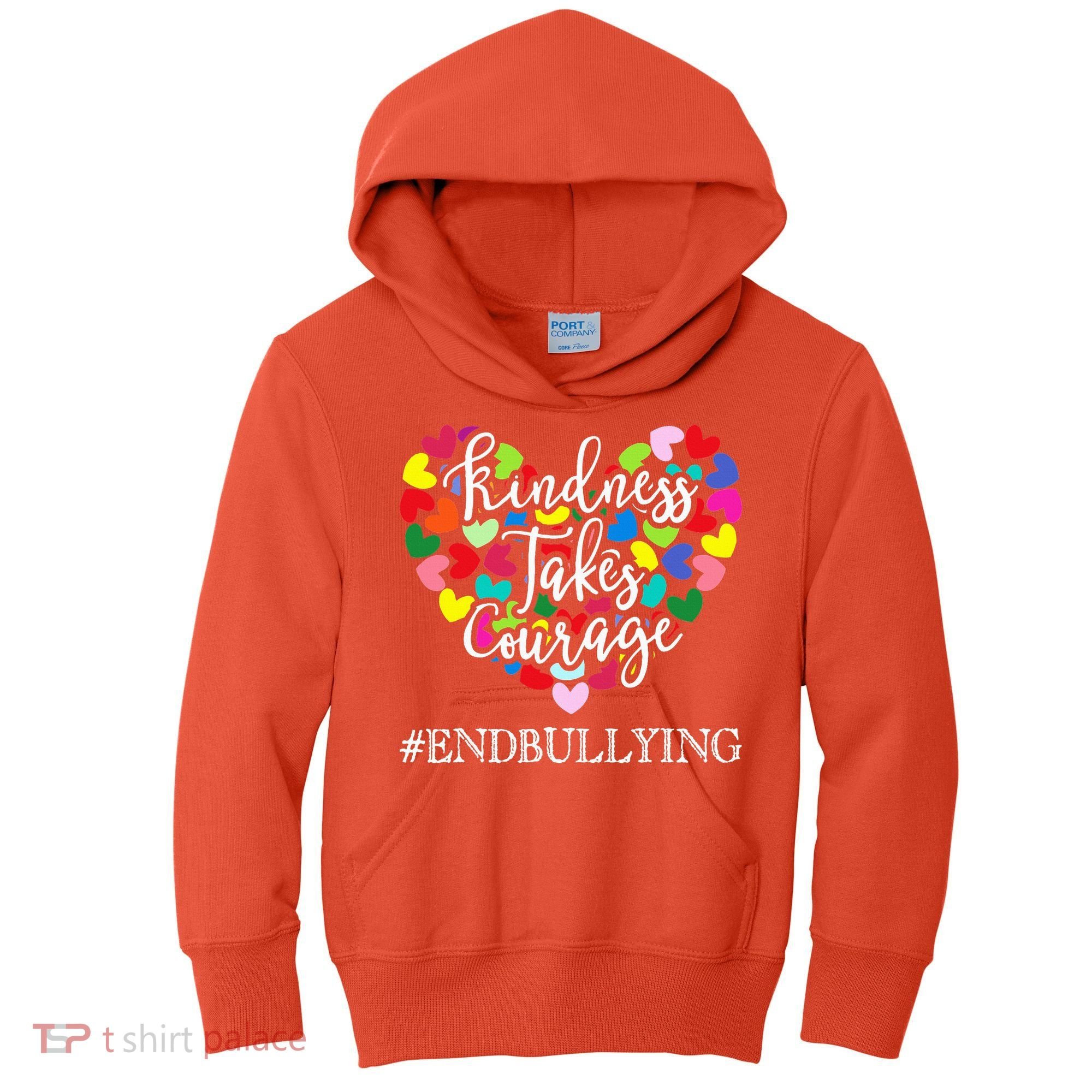 Orange Unity Day Anti Bullying Spreed Kindness Kids Hoodie