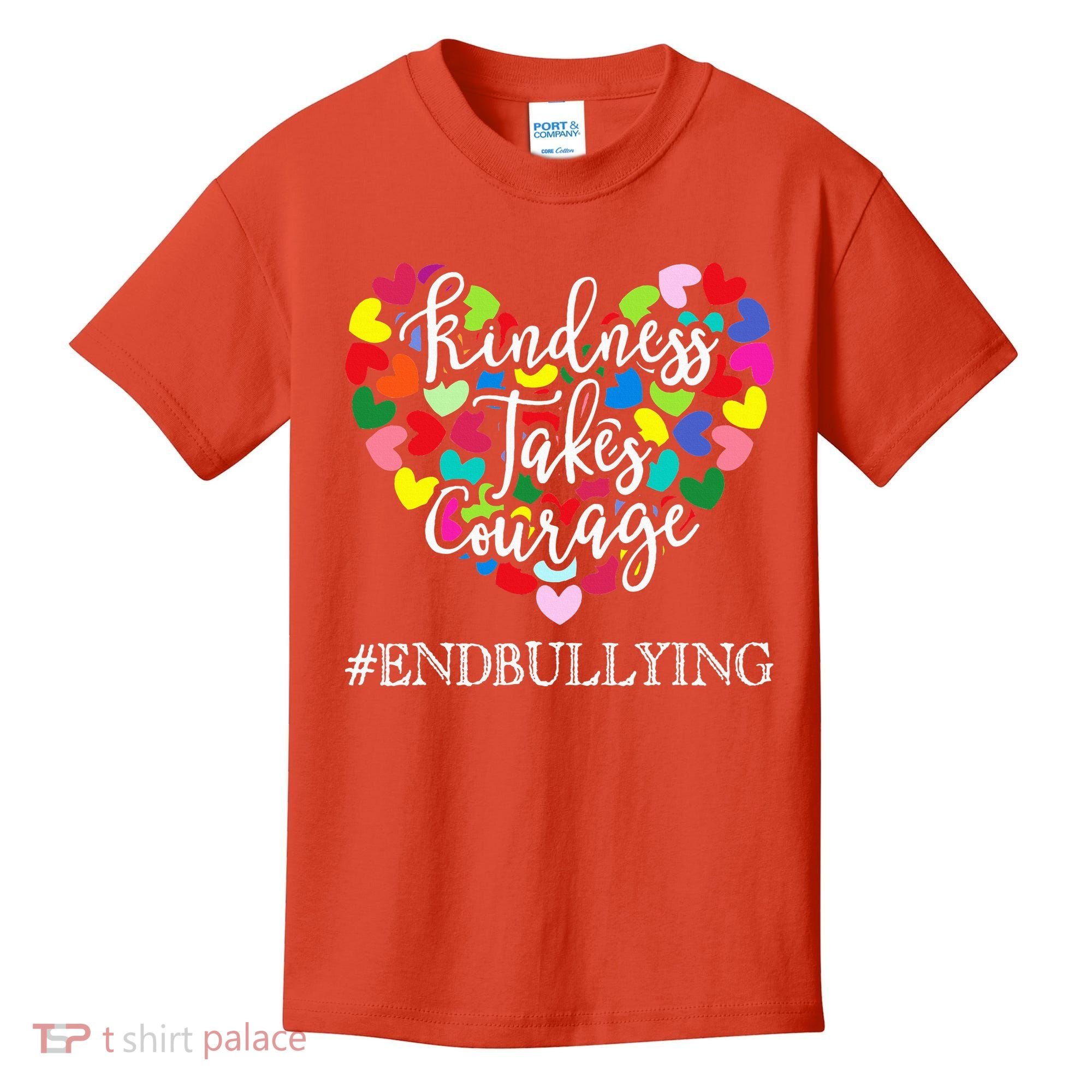 Orange Unity Day Anti Bullying Spreed Kindness Kids T-Shirt