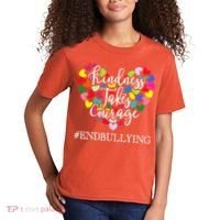 Orange Unity Day Anti Bullying Spreed Kindness Kids T-Shirt thumb 2