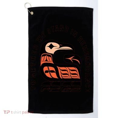 Orange Unity Day Native American Every Child Golf Towel