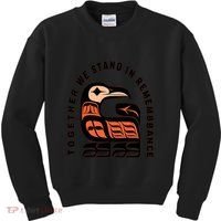 Orange Unity Day Native American Every Child Kids Sweatshirt thumb 0