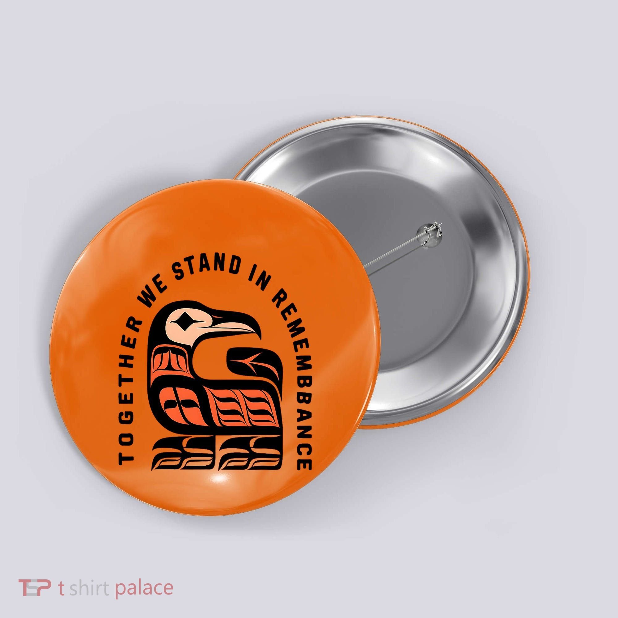 Orange Unity Day Native American Every Child Button