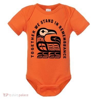 Orange Unity Day Native American Every Child Baby Bodysuit
