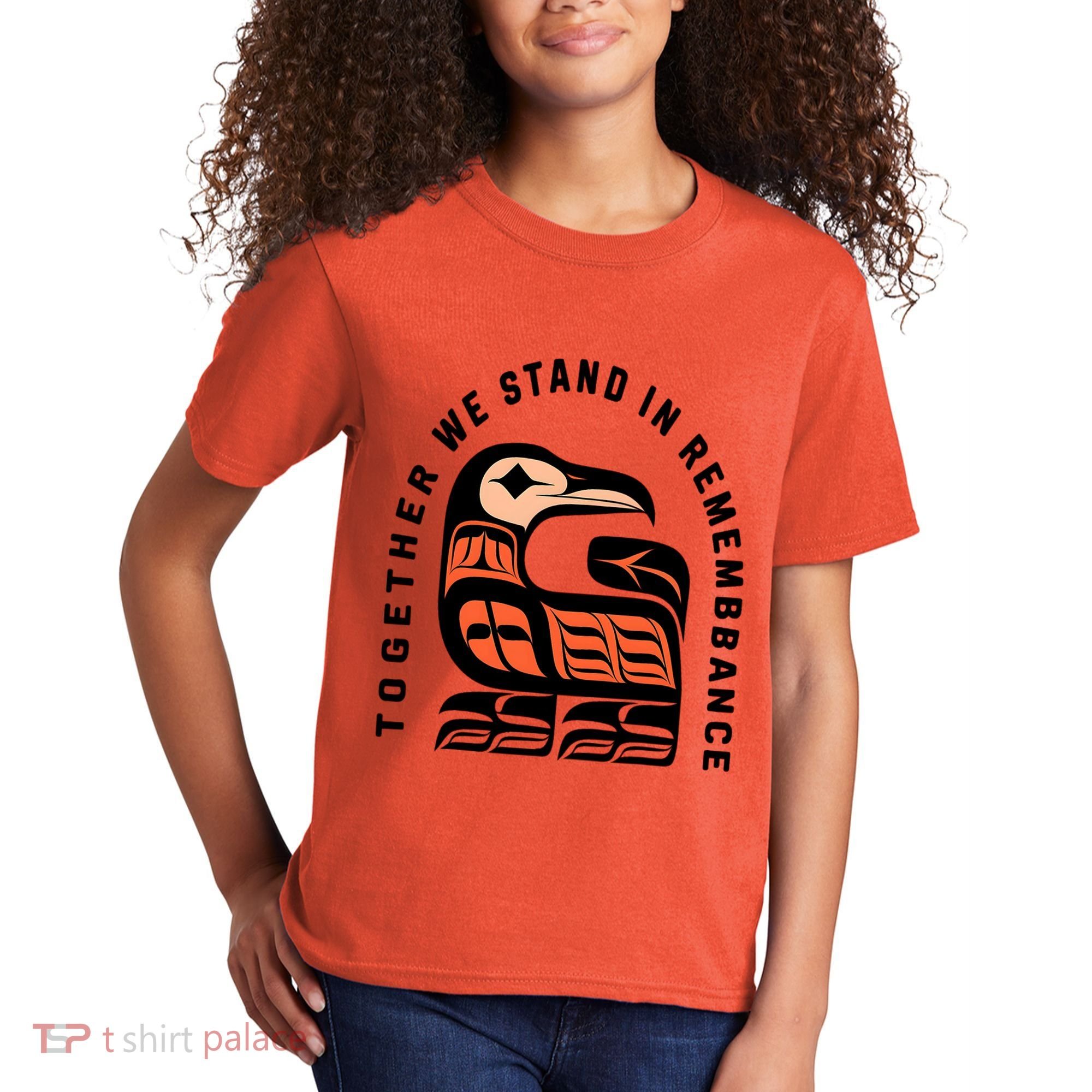 Orange Unity Day Native American Every Child Kids T-Shirt