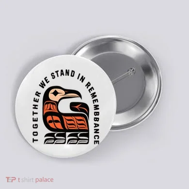 Orange Unity Day Native American Every Child Button