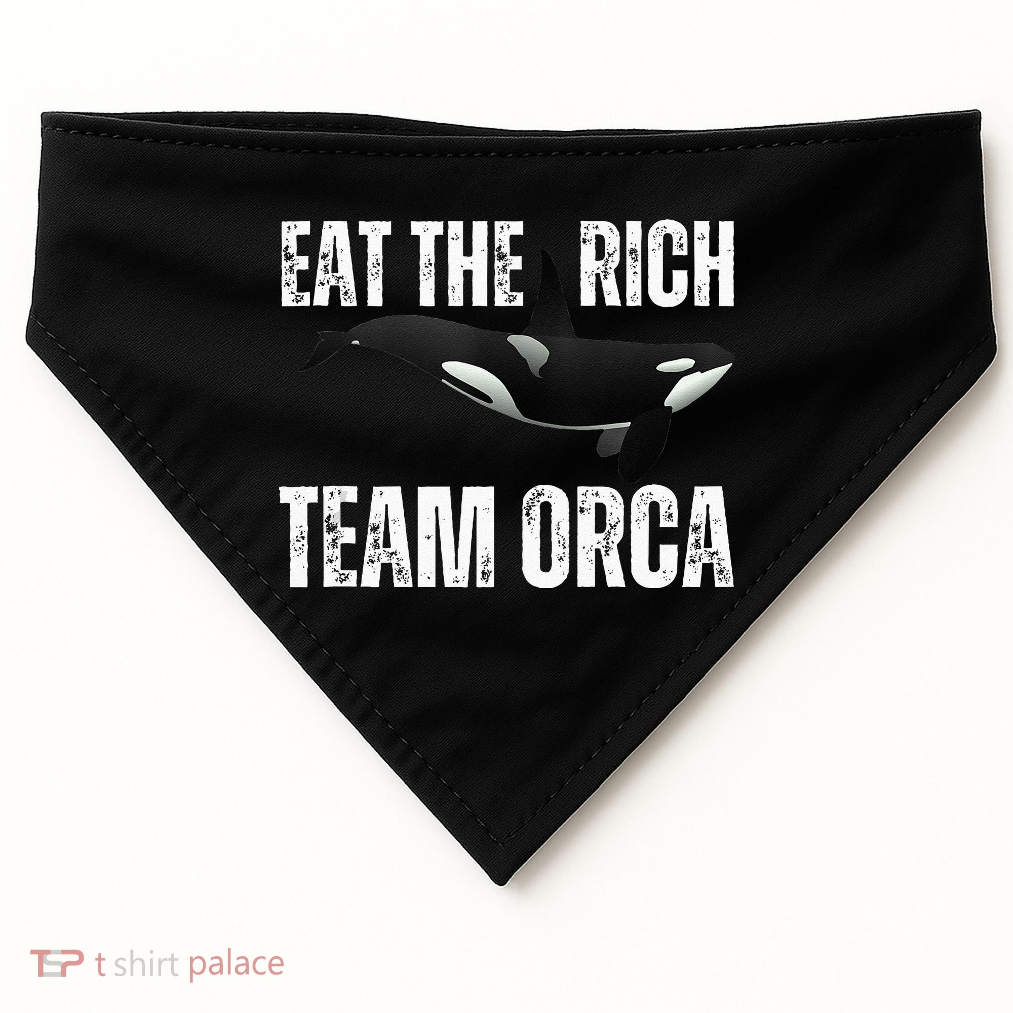 Orca Uprising Eat The Rich Team Orca USA-Made Doggie Bandana