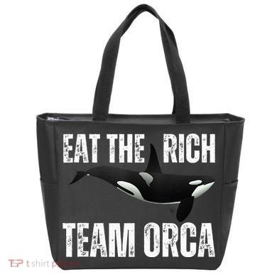 Orca Uprising Eat The Rich Team Orca Tote Bag