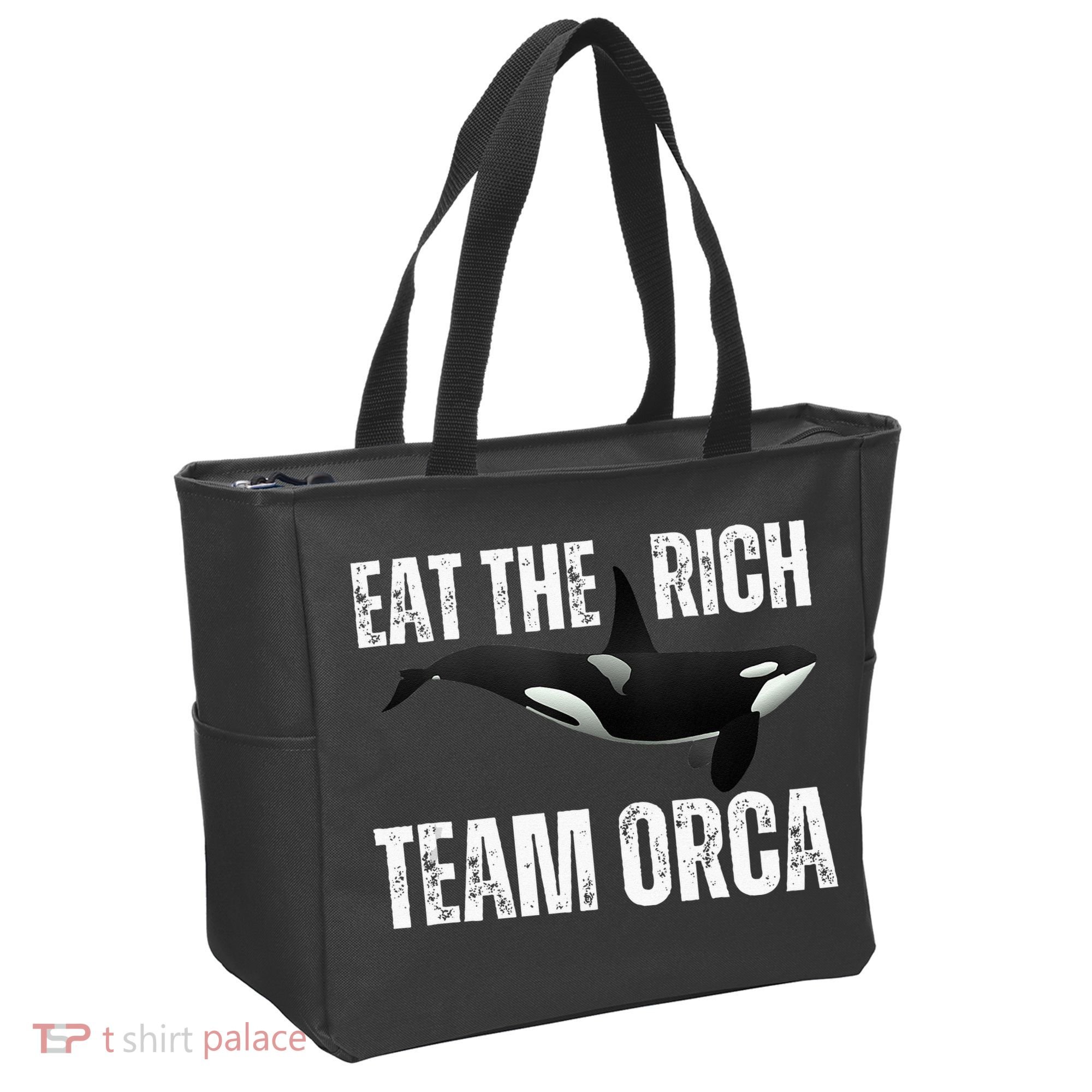 Orca Uprising Eat The Rich Team Orca Tote Bag