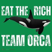 Orca Uprising Eat The Rich Team Orca Ornament thumb 1