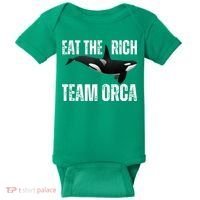 Orca Uprising Eat The Rich Team Orca Baby Bodysuit thumb 0