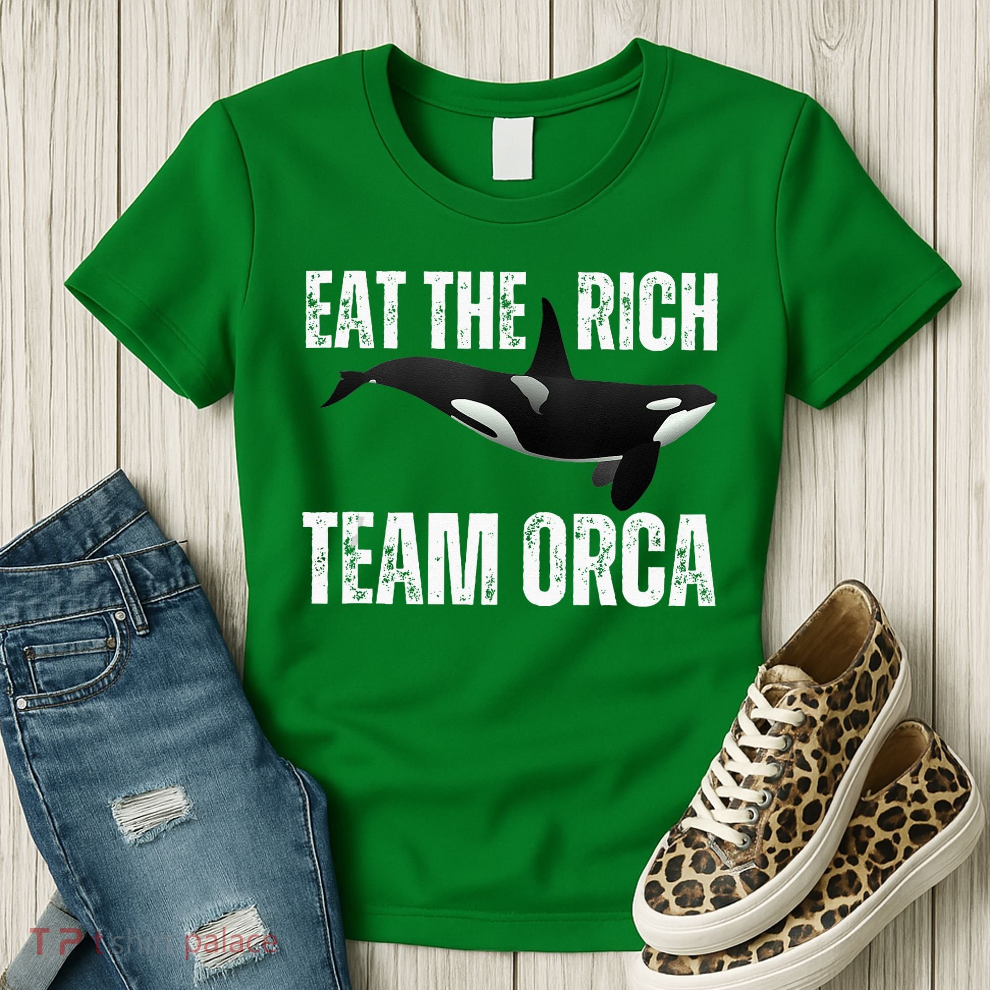 Orca Uprising Eat The Rich Team Orca Women's T-Shirt