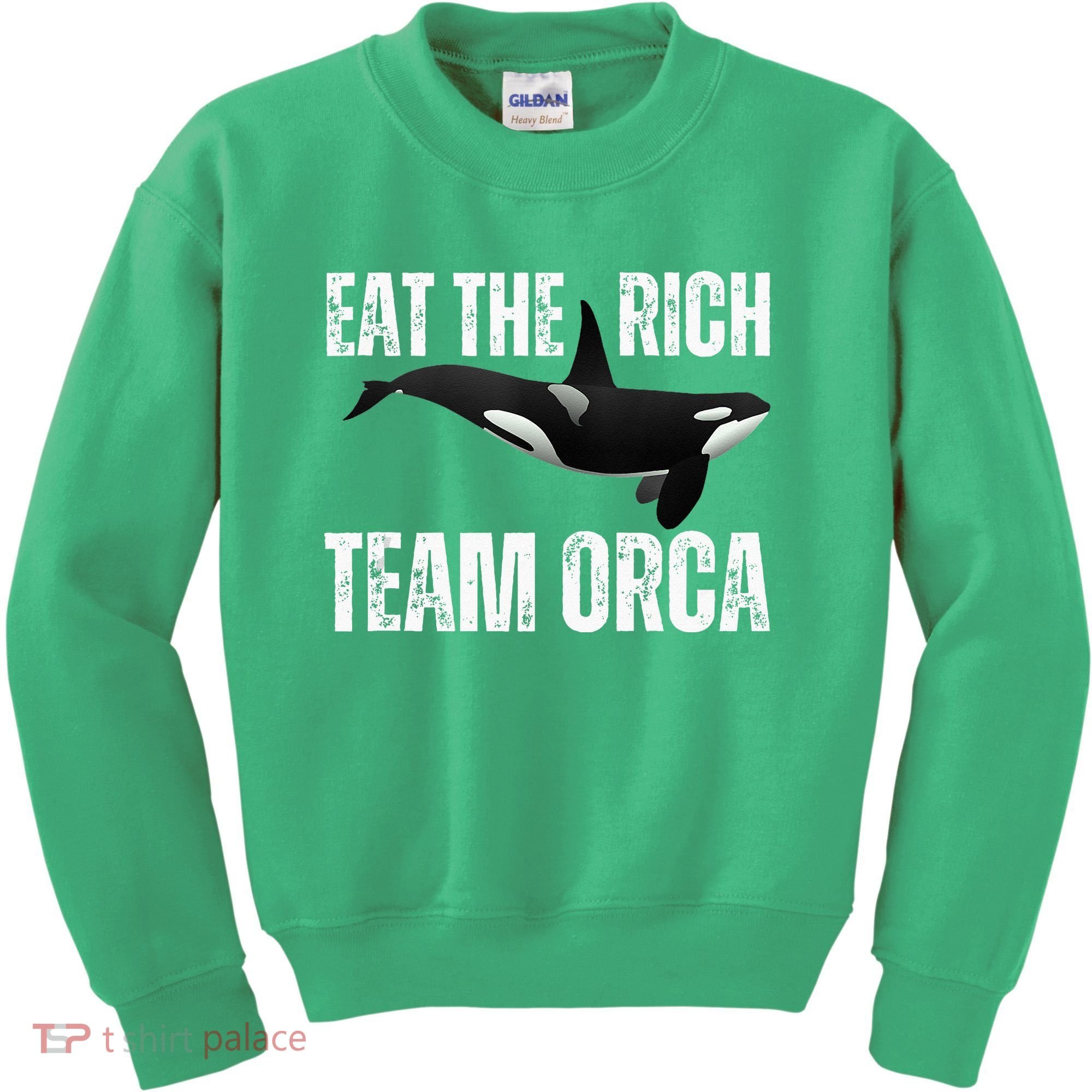 Orca Uprising Eat The Rich Team Orca Kids Sweatshirt