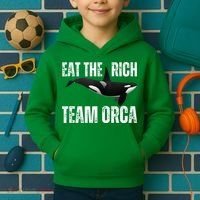Orca Uprising Eat The Rich Team Orca Kids Hoodie thumb 2