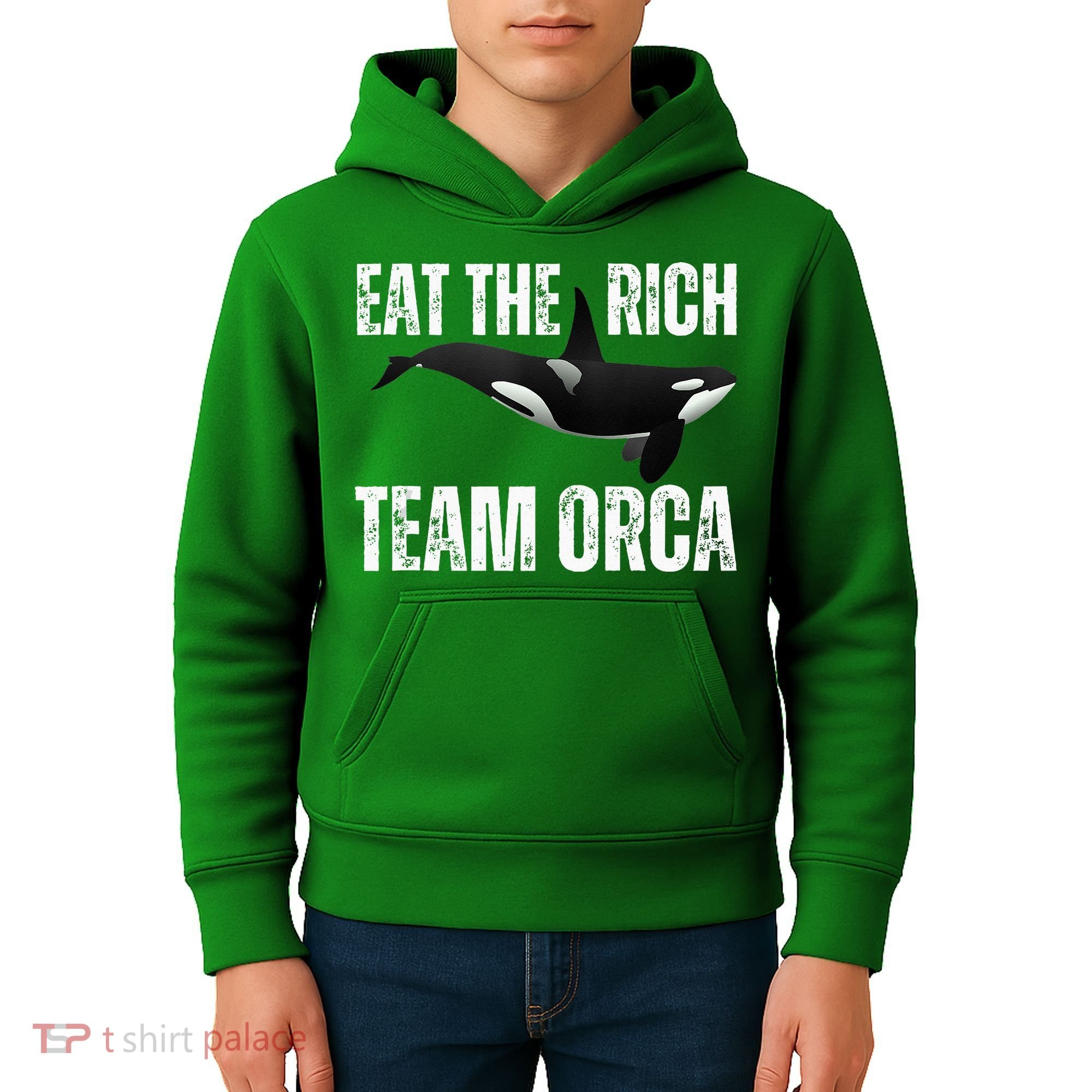 Orca Uprising Eat The Rich Team Orca Kids Hoodie