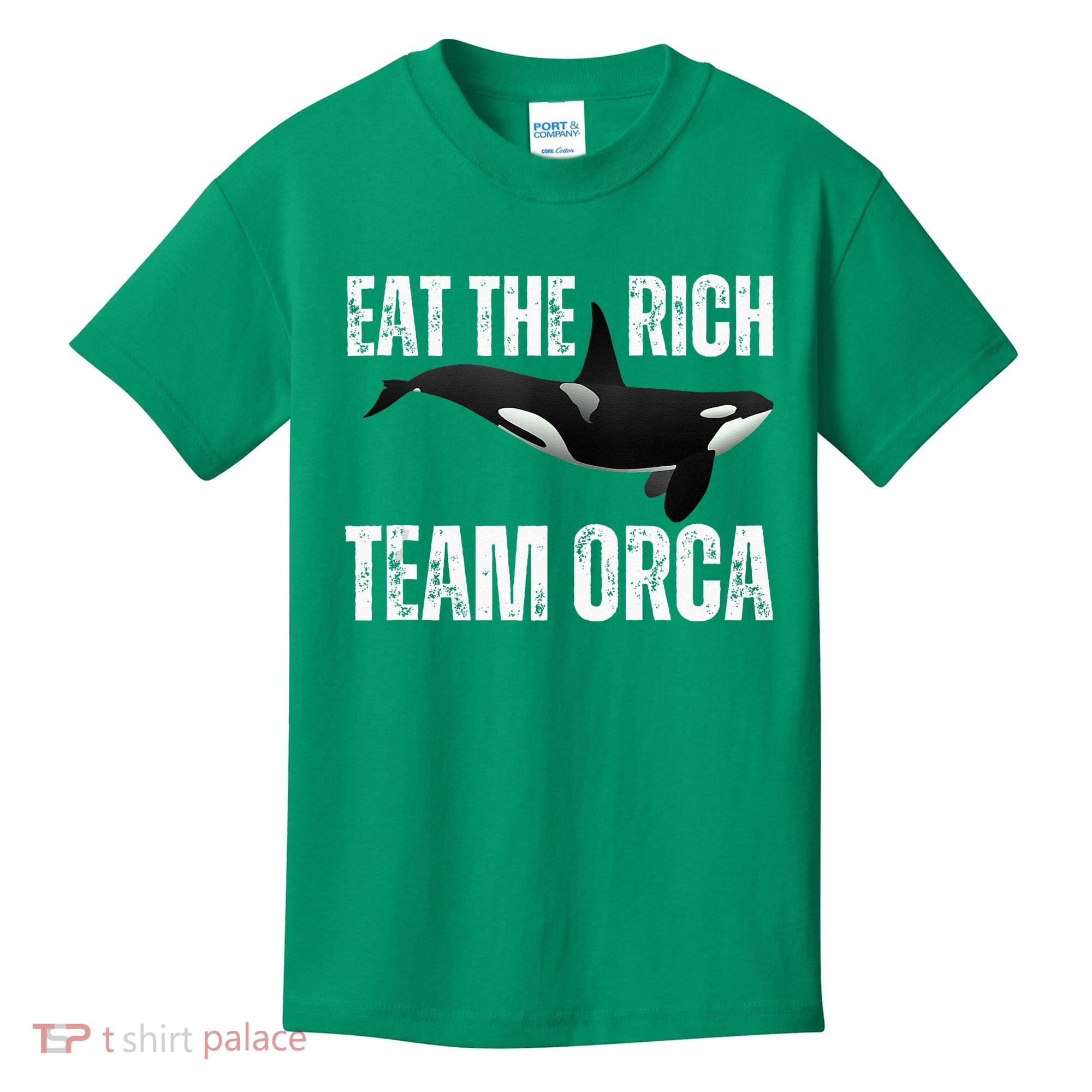 Orca Uprising Eat The Rich Team Orca Kids T-Shirt