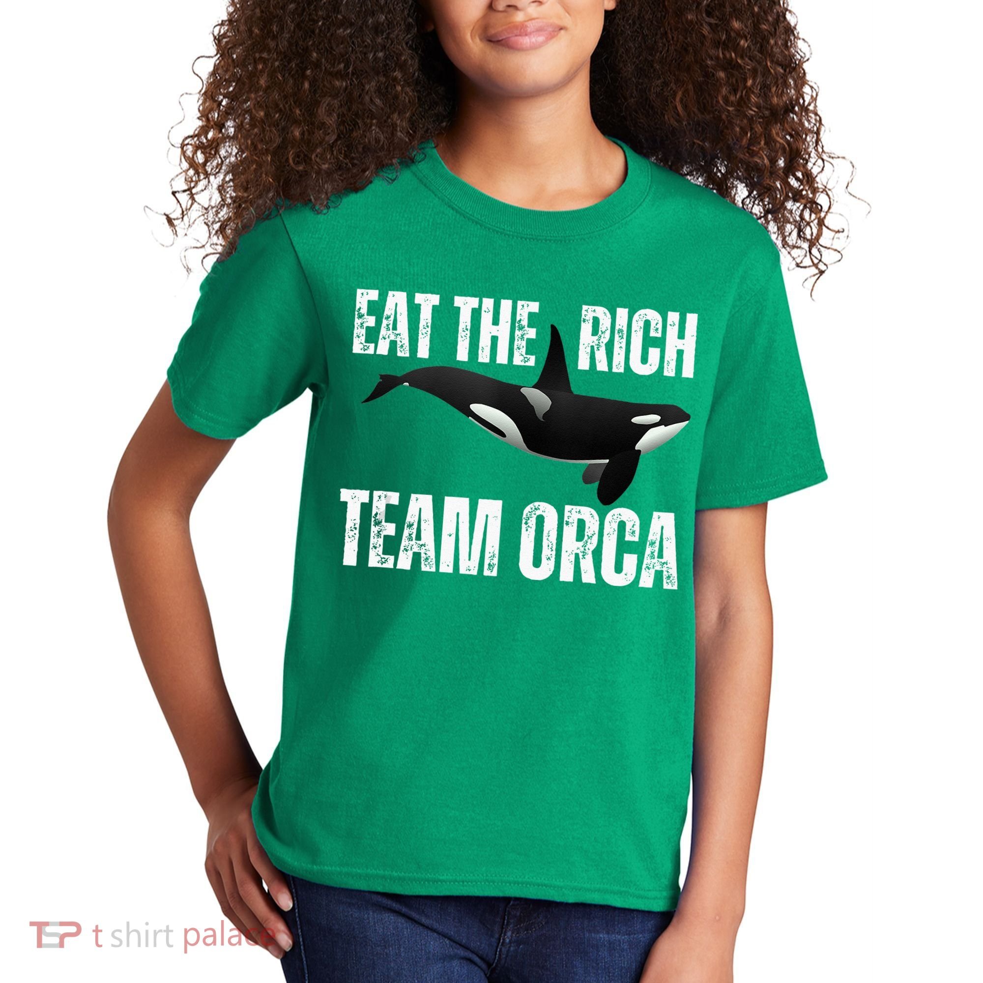 Orca Uprising Eat The Rich Team Orca Kids T-Shirt