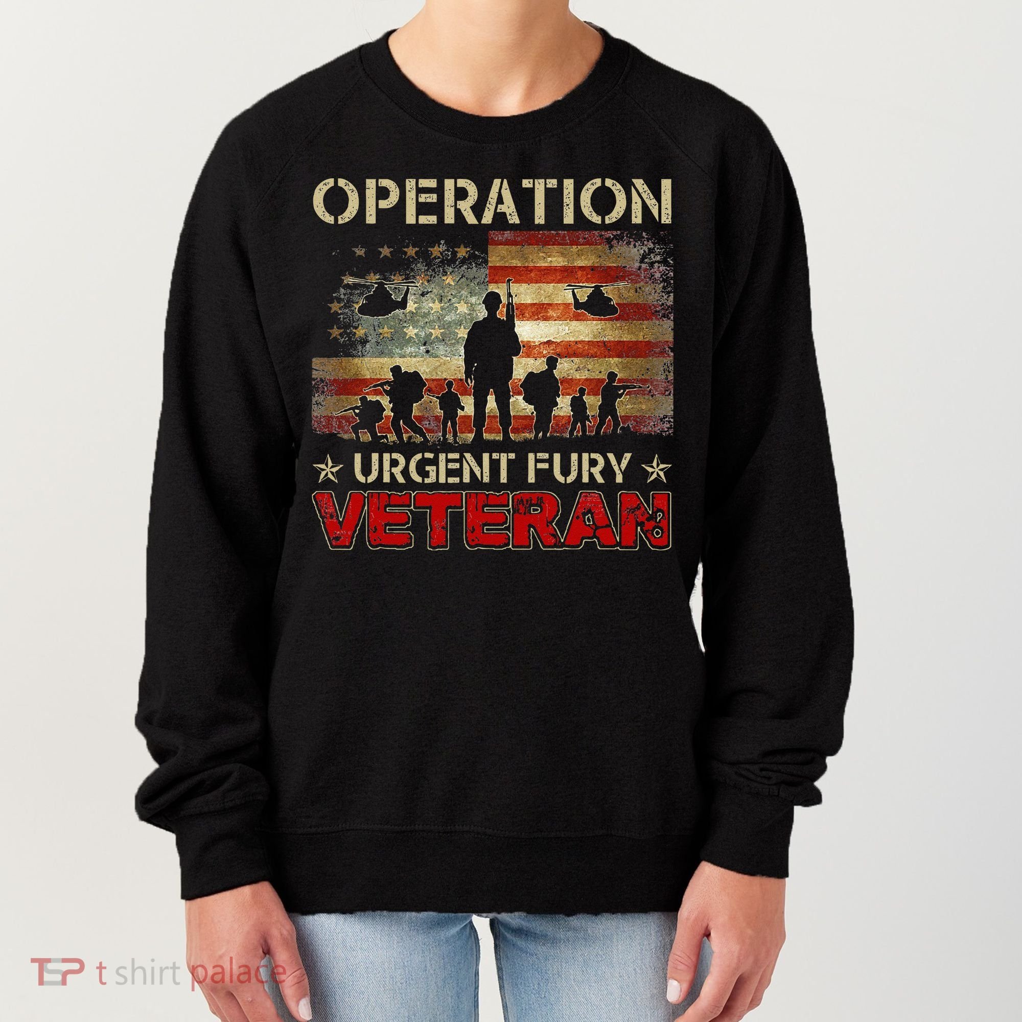 Operation Urgent Fury Combat Veteran Grenada Women's Sweatshirt