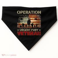 Operation Urgent Fury Combat Veteran Grenada USA-Made Doggie Bandana thumb 0