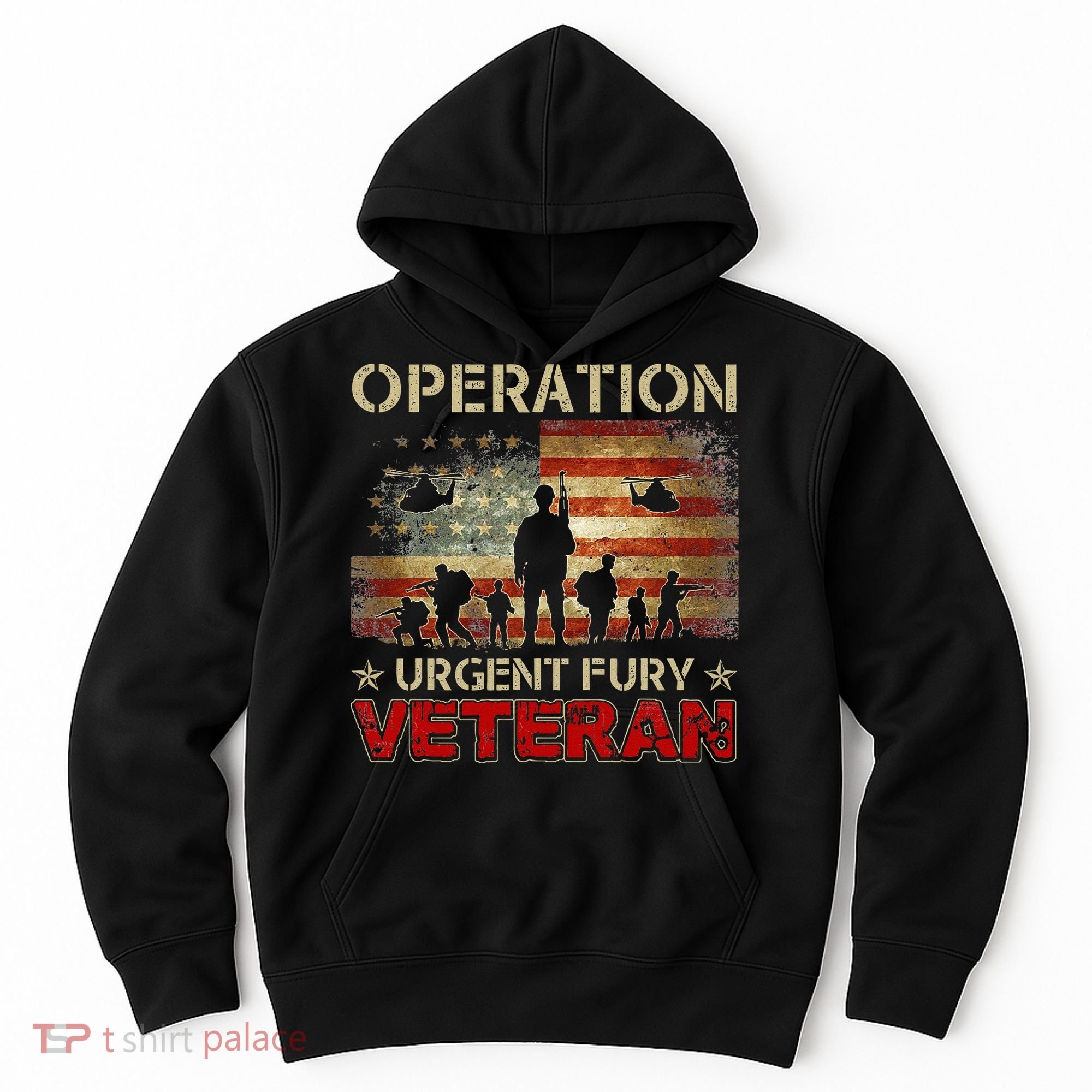 Operation Urgent Fury Combat Veteran Grenada Hoodie