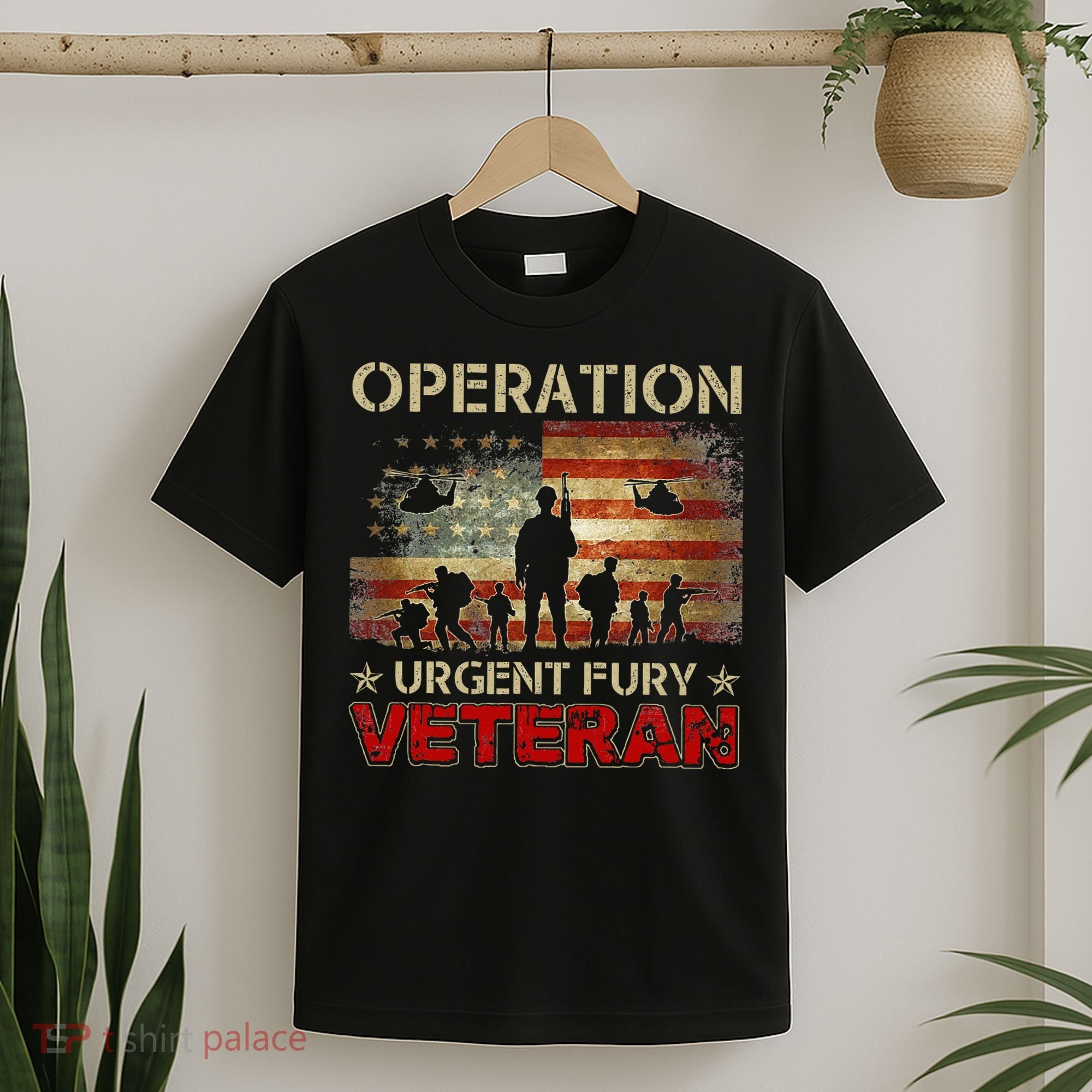 Operation Urgent Fury Combat Veteran Grenada T-Shirt