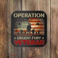 Operation Urgent Fury Combat Veteran Grenada Coaster thumb 0