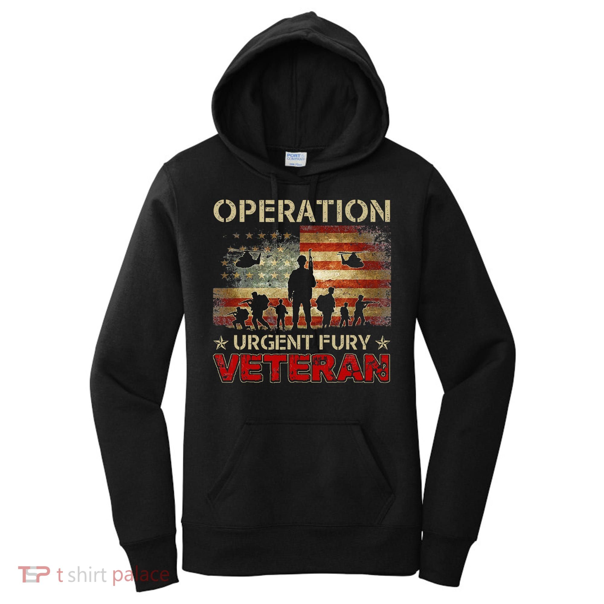 Operation Urgent Fury Combat Veteran Grenada Women's Hoodie
