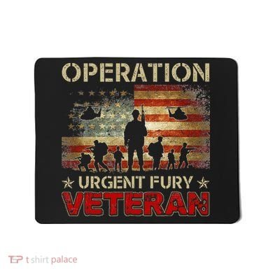 Operation Urgent Fury Combat Veteran Grenada Mousepad