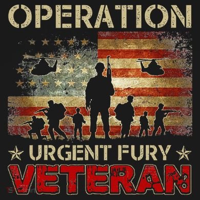 Operation Urgent Fury Combat Veteran Grenada Tall Sweatshirt