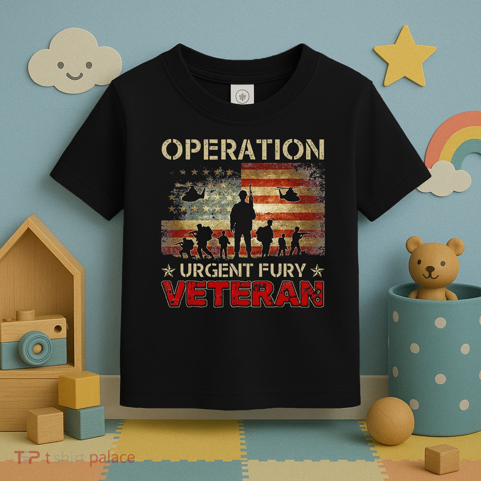 Operation Urgent Fury Combat Veteran Grenada Toddler T-Shirt