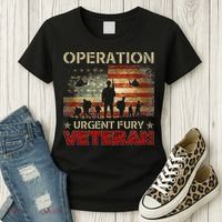 Operation Urgent Fury Combat Veteran Grenada Women's T-Shirt thumb 3